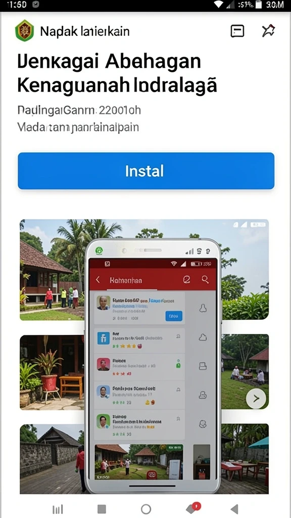 dultogel - Tampilan antarmuka yang menarik dan mudah dinavigasi.