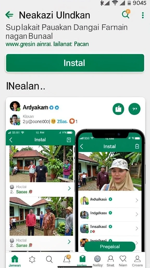 idnseru - Tampilan antarmuka yang menarik dan ramah pengguna.