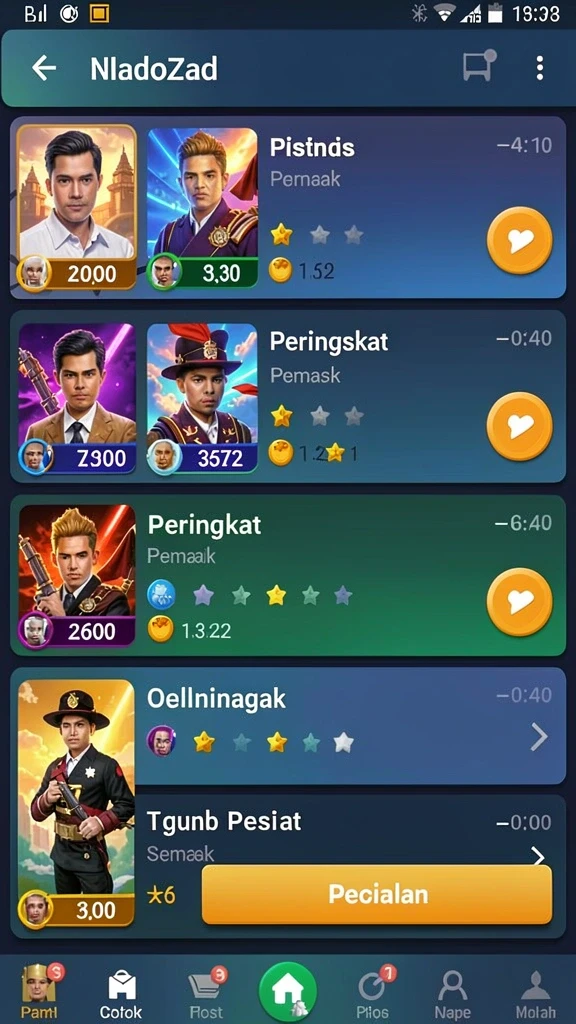 jpterus66 - Halaman profil pemain dengan statistik dan prestasi.