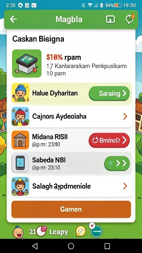 sungaitoto - Tampilan menu utama SUNGAITOTO yang menarik.