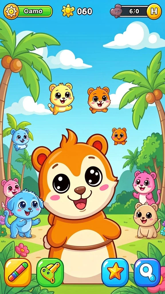 ungutoto - Berbagai tantangan seru di dalam game.